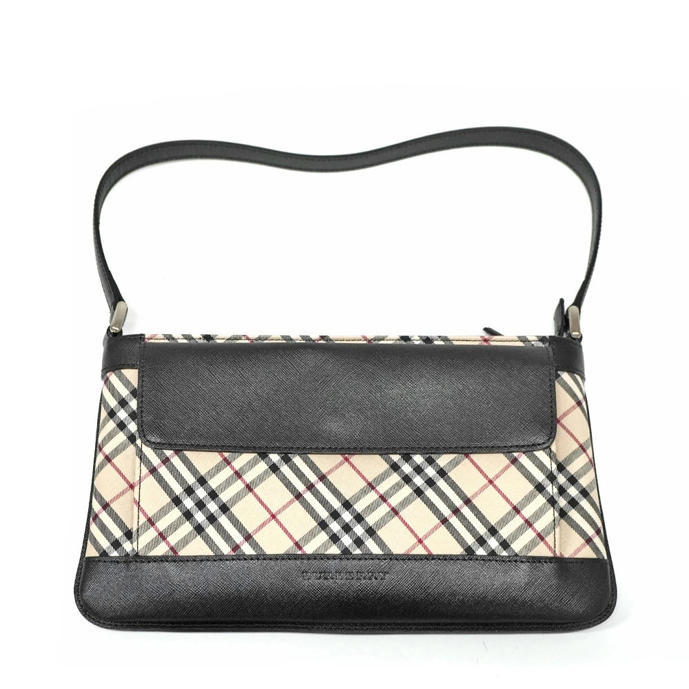 Burberry Nova Check One Shoulder Hobo Bag